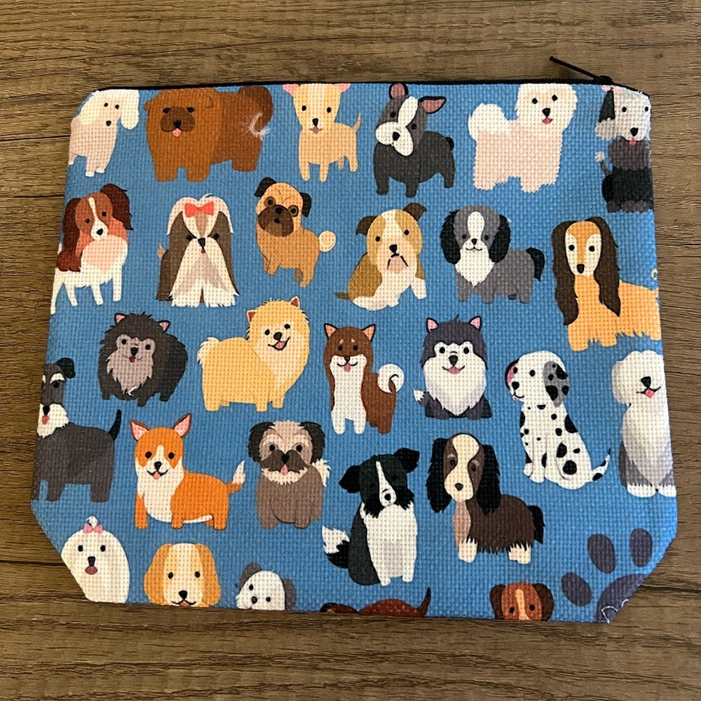 Cute Dog Print Pouch *NEW*